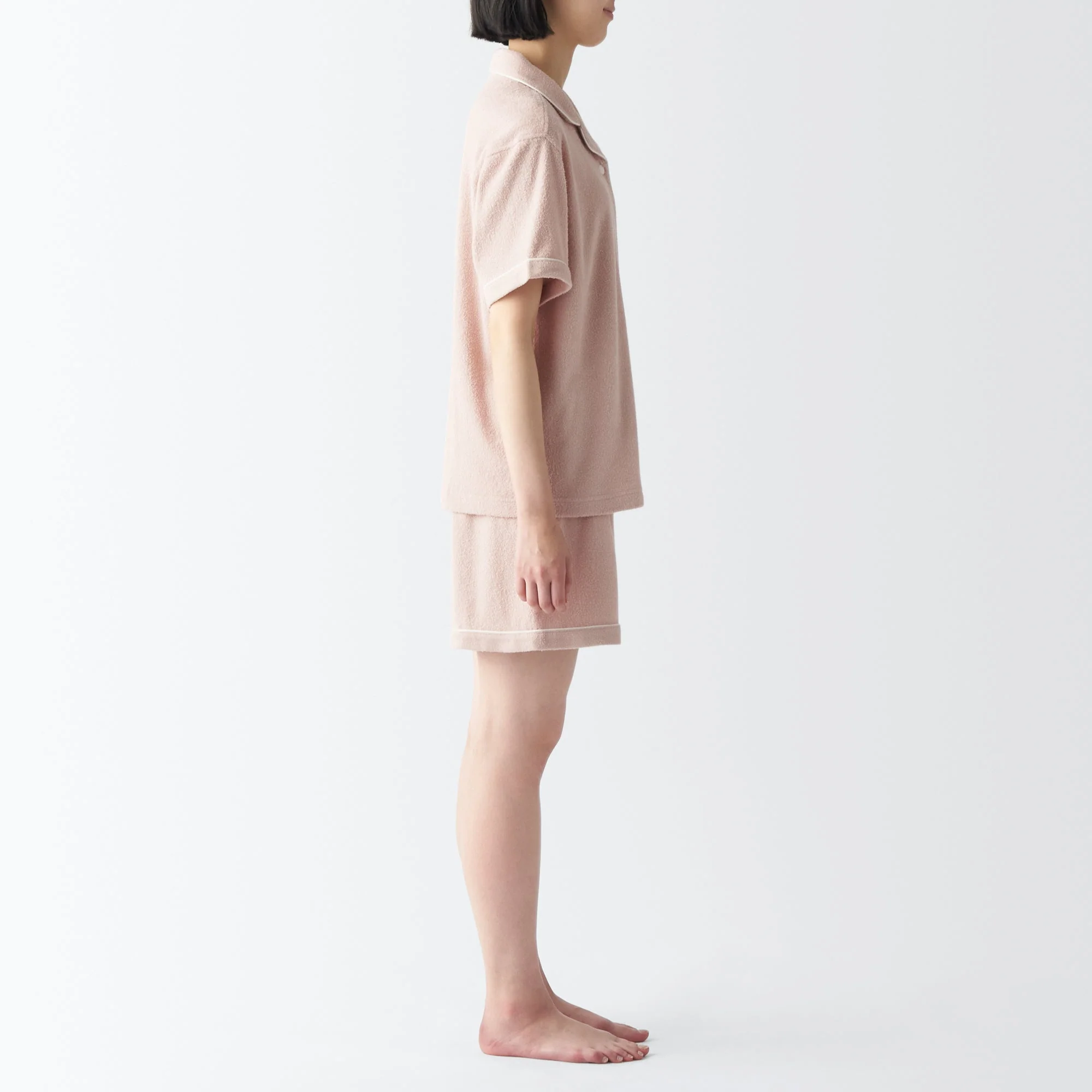 Women's Wearable Pile Towel Short Sleeve Pajamas - Image 5