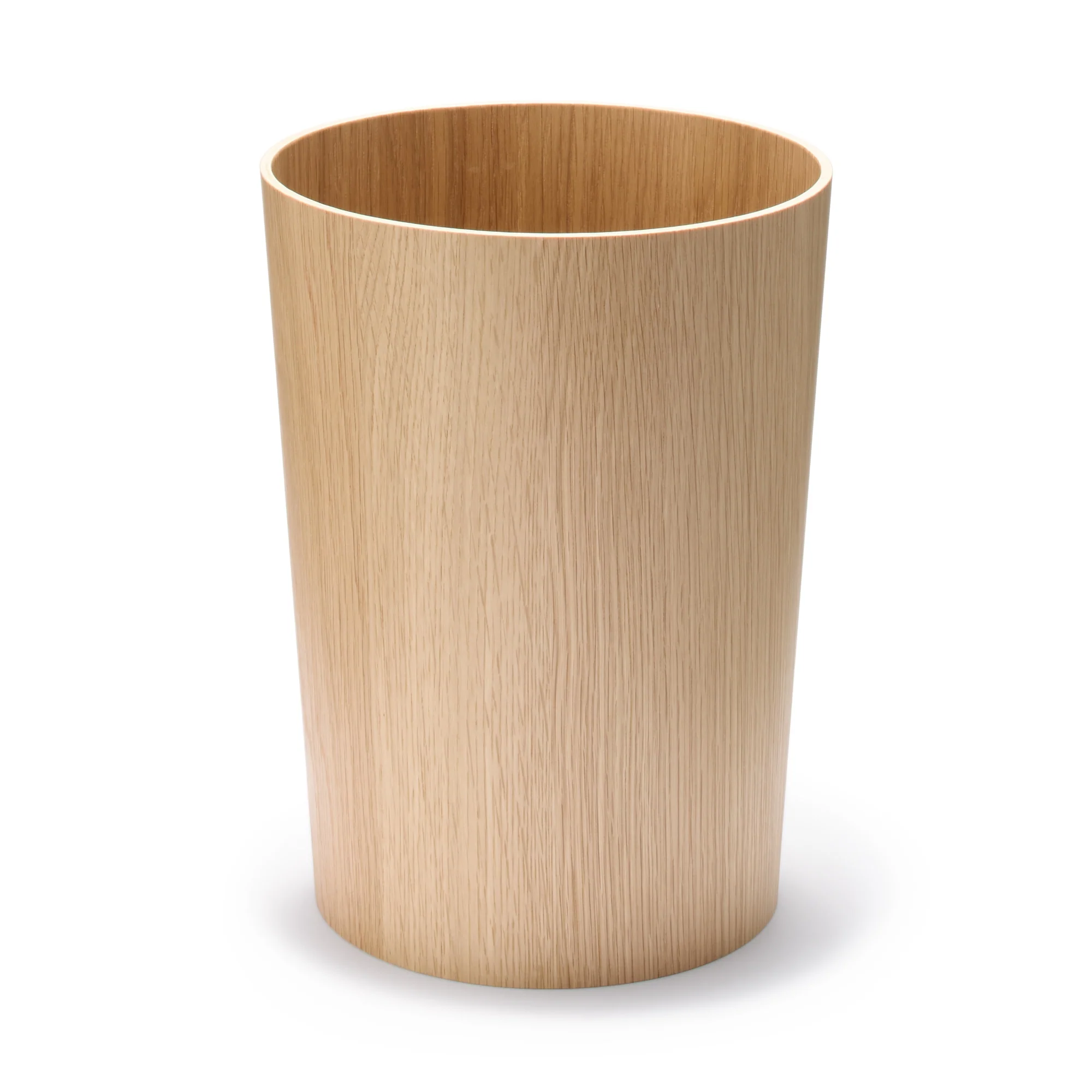 Wooden Dust Bin with Wire Frame (Round)