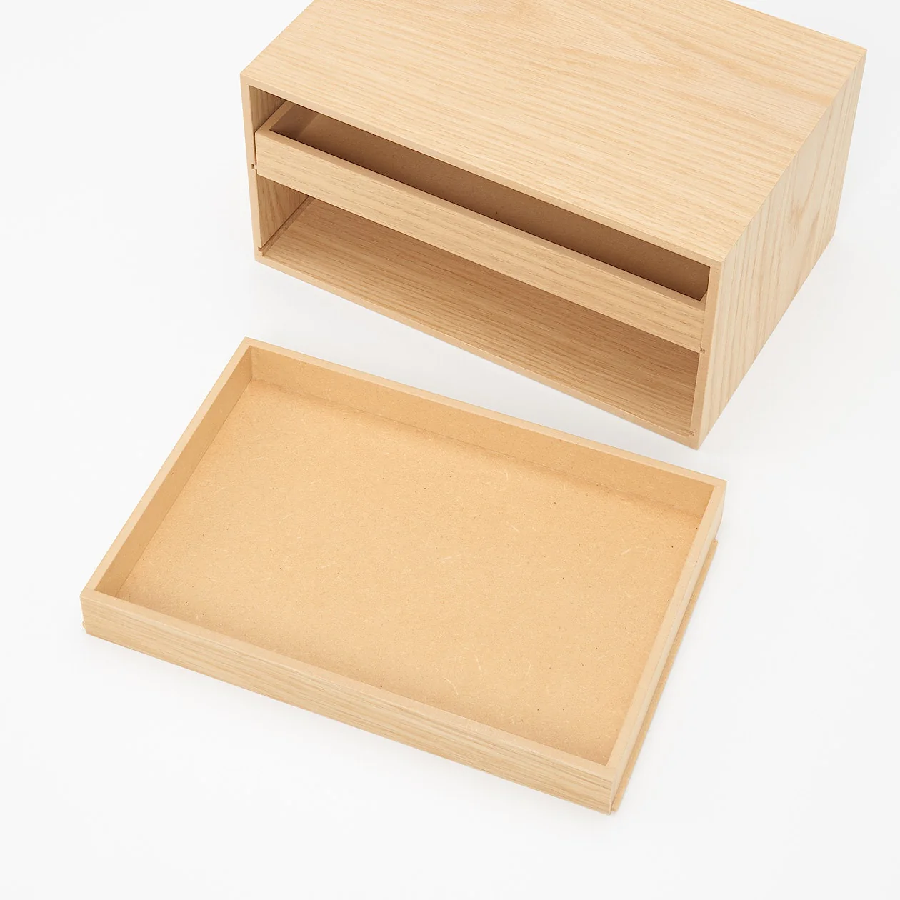 Wooden Storage Tray 2 Drawers - Image 6
