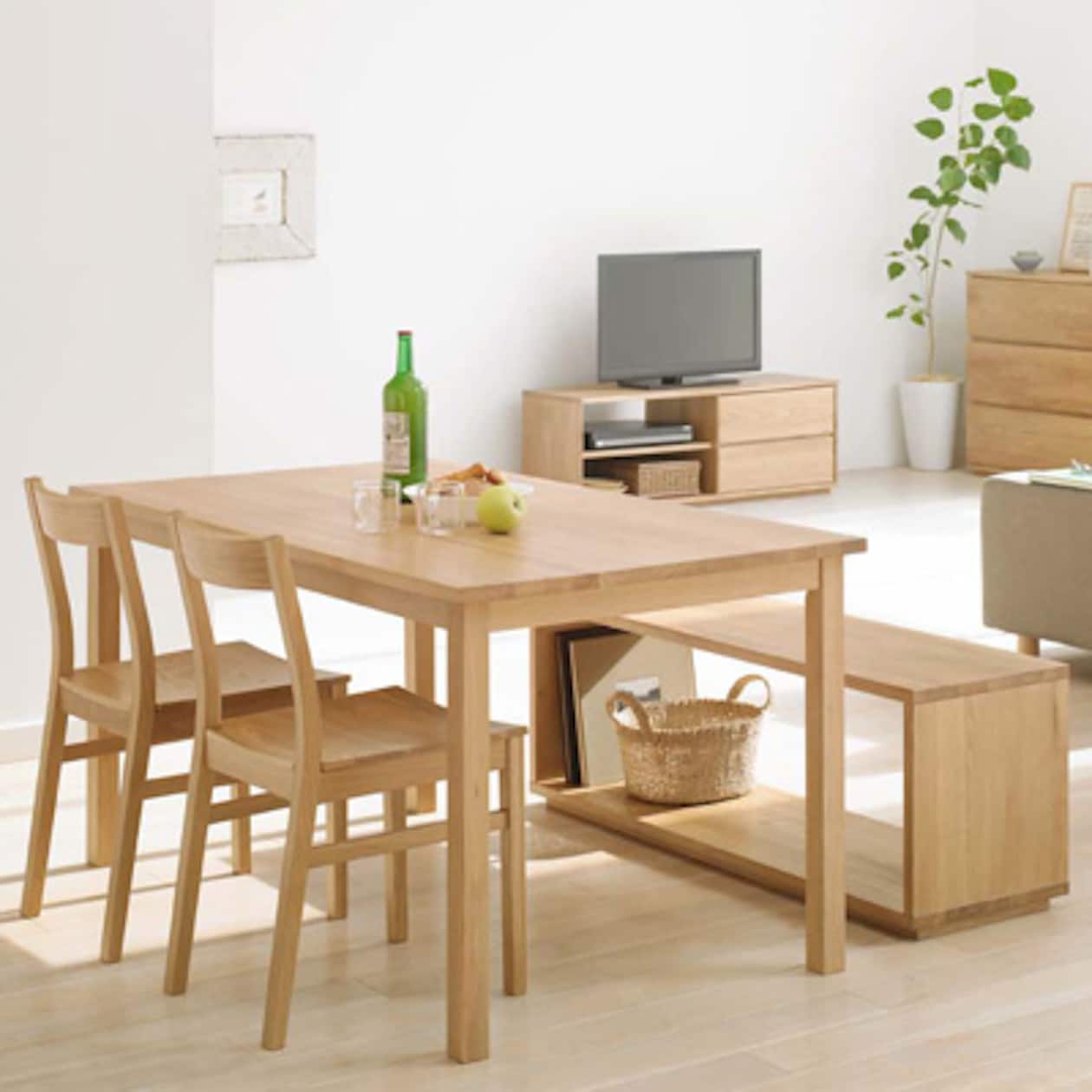 Wooden Table Bench - Image 4