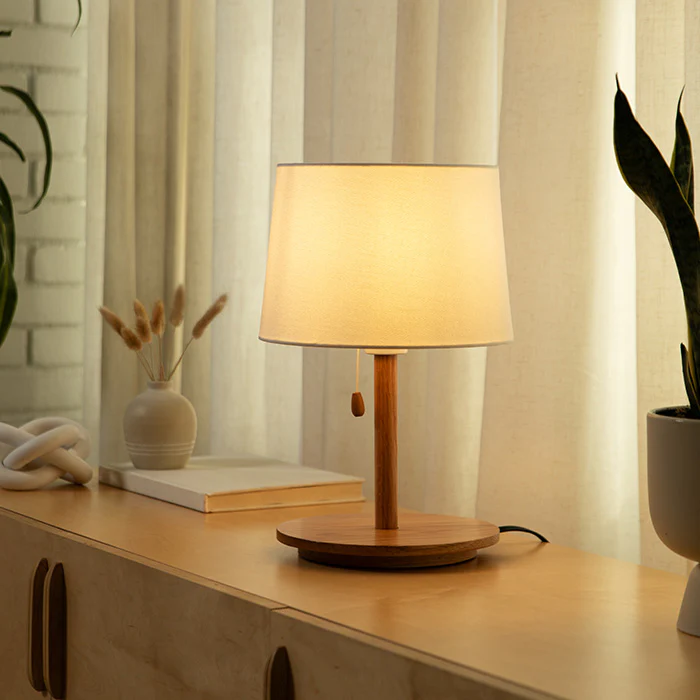 Wooden Table Lamp - Image 2