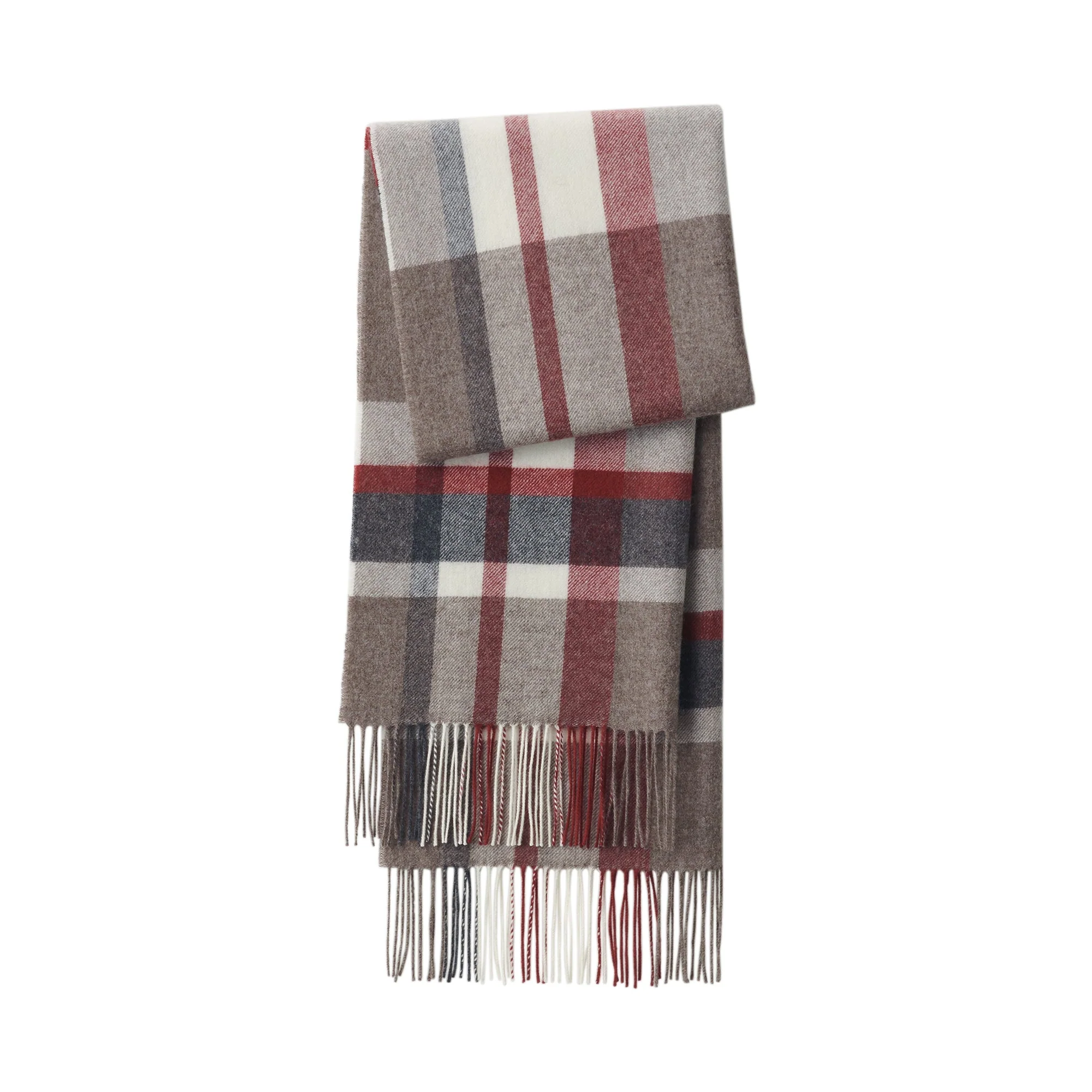 Wool 2-way Patterned Large Stole - Image 10