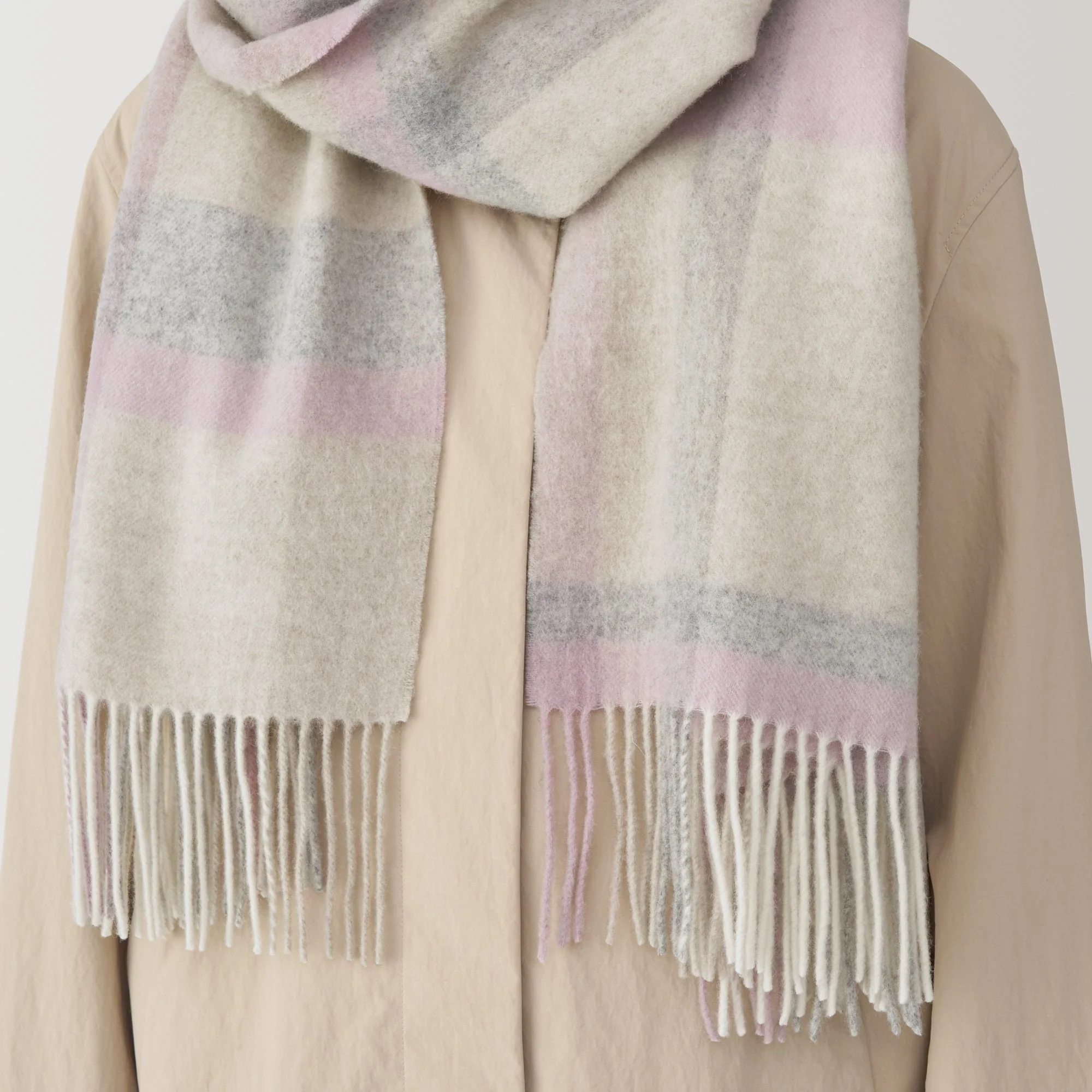 Wool Blanket Patterned Stole - Image 17