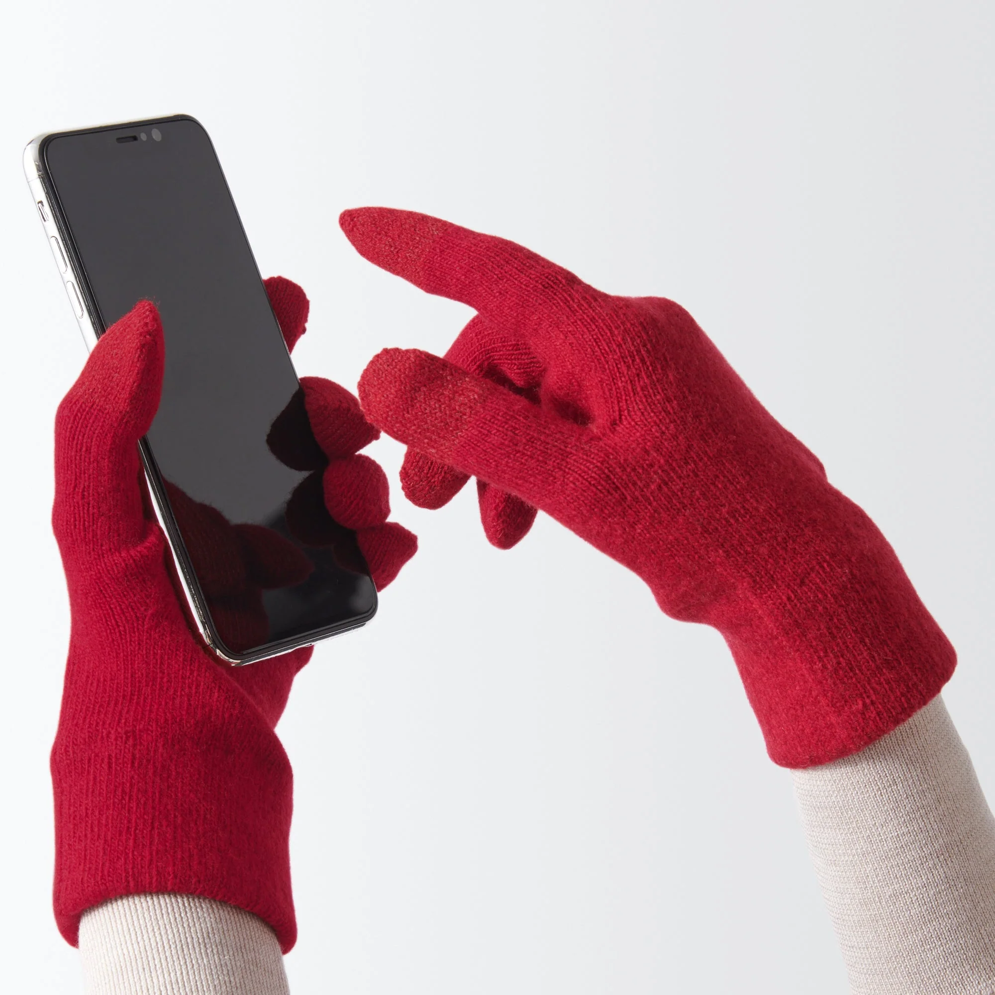 Wool Blend Touchscreen Gloves - Image 43