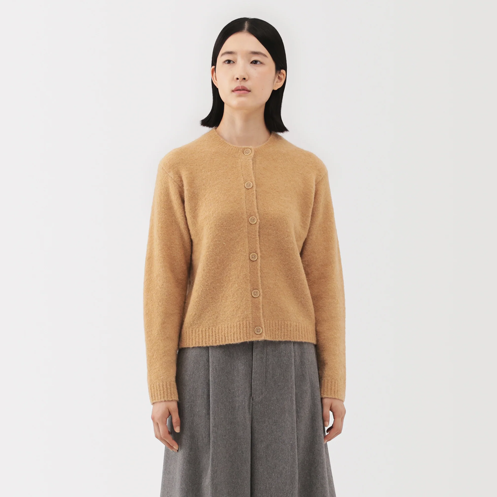 Wool Boucle Cardigan - Image 10