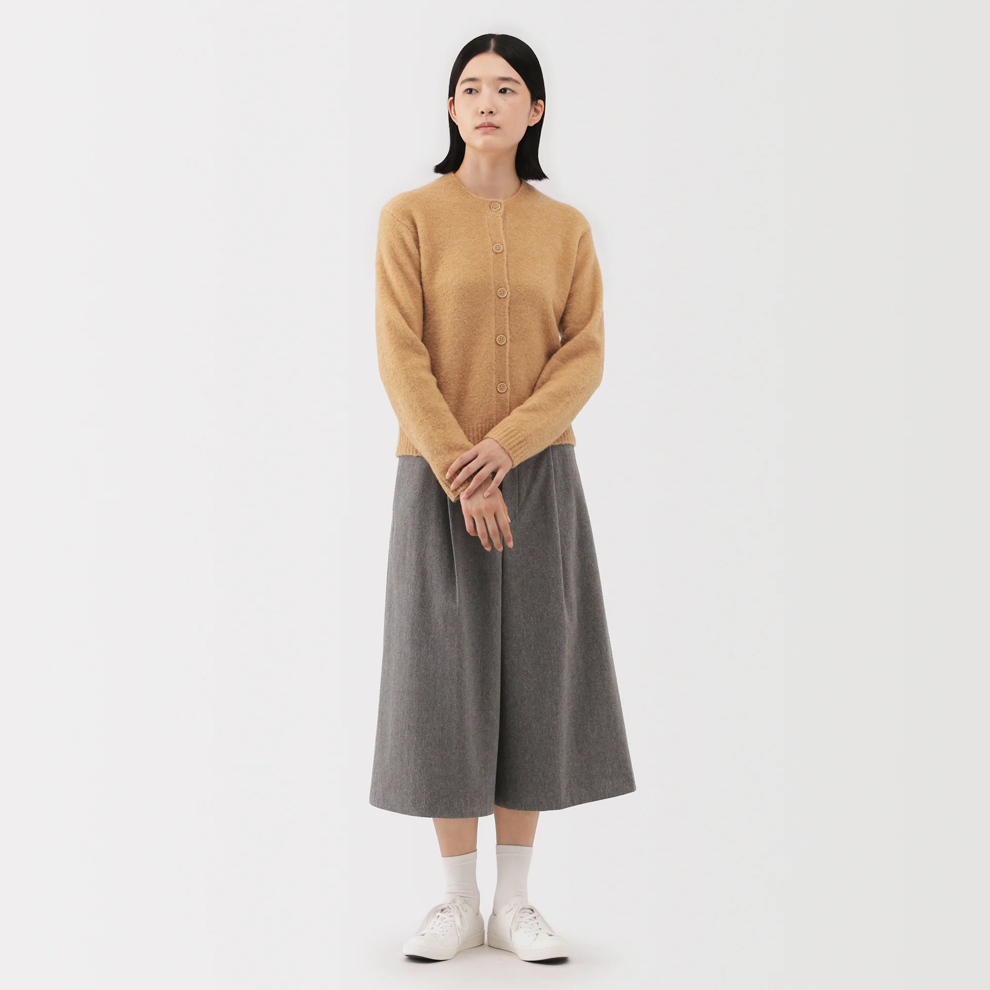 Wool Boucle Cardigan - Image 11