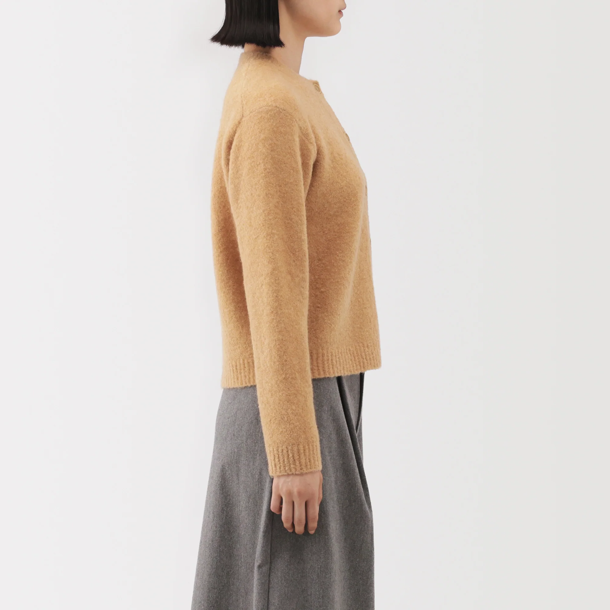 Wool Boucle Cardigan - Image 12