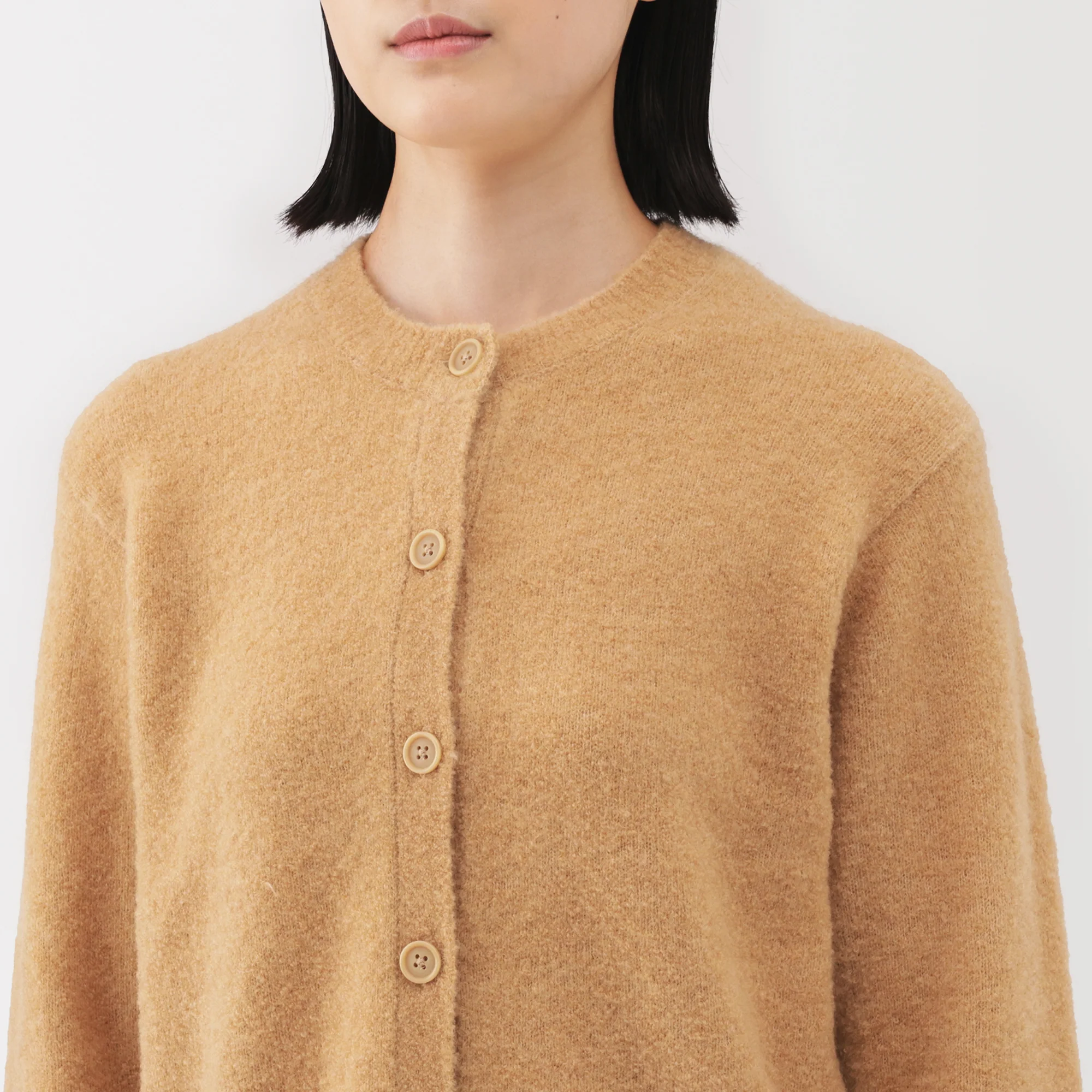 Wool Boucle Cardigan - Image 14