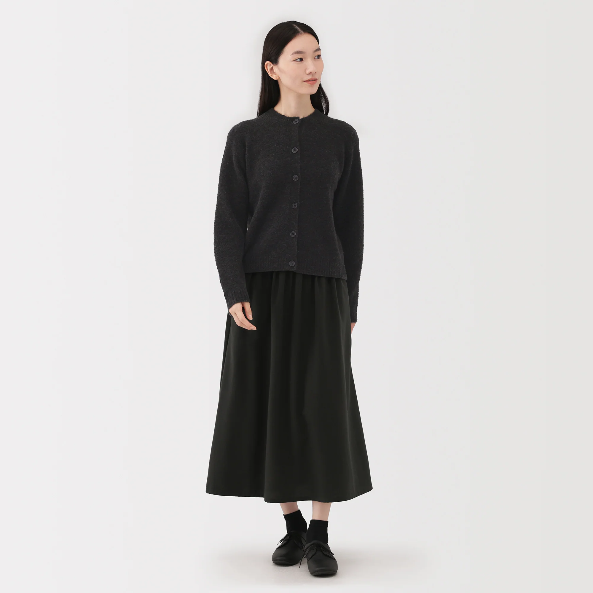 Wool Boucle Cardigan - Image 18