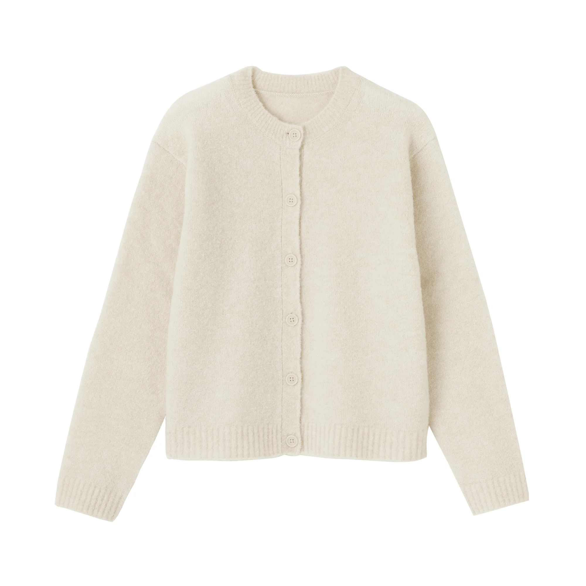 Wool Boucle Cardigan - Image 2