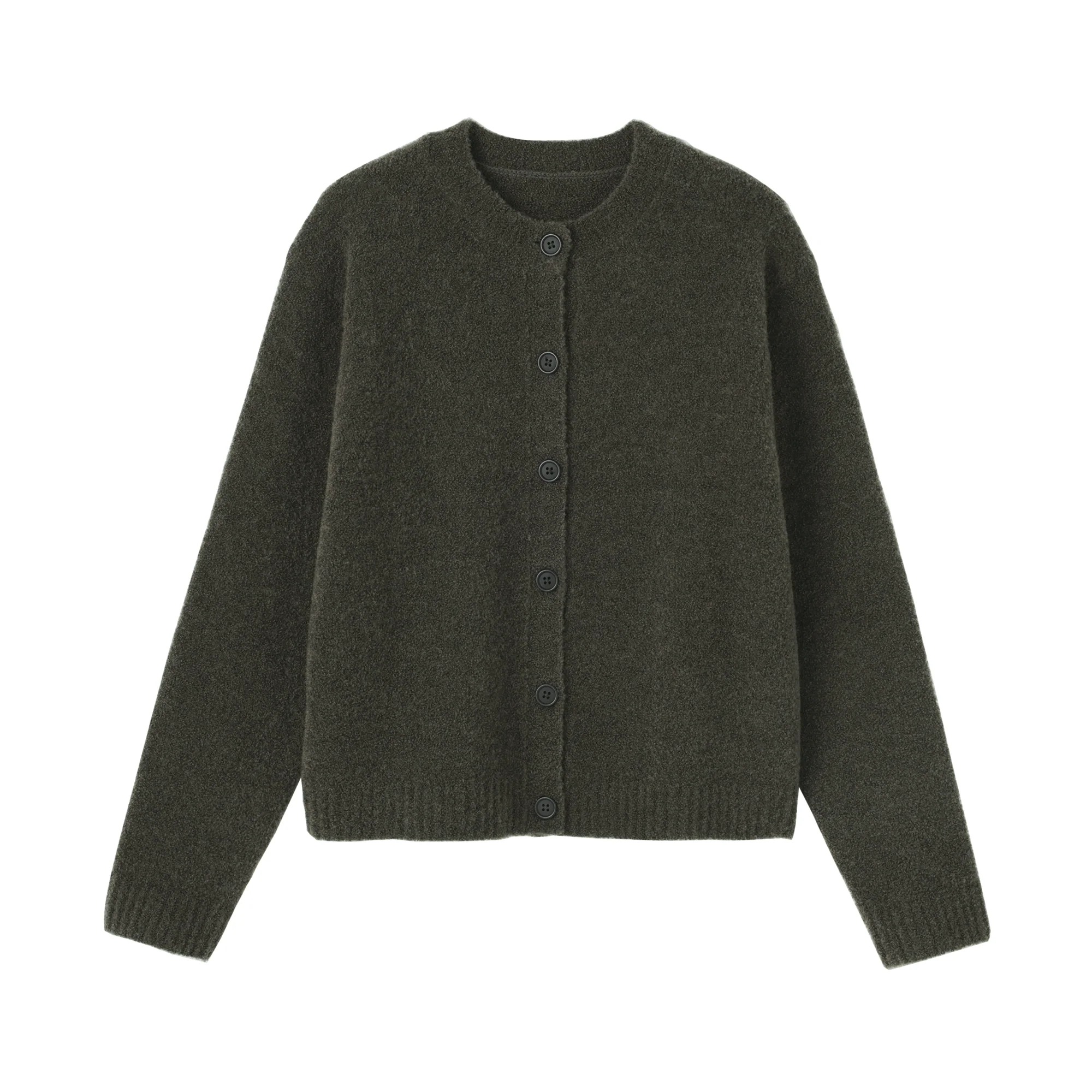 Wool Boucle Cardigan - Image 23