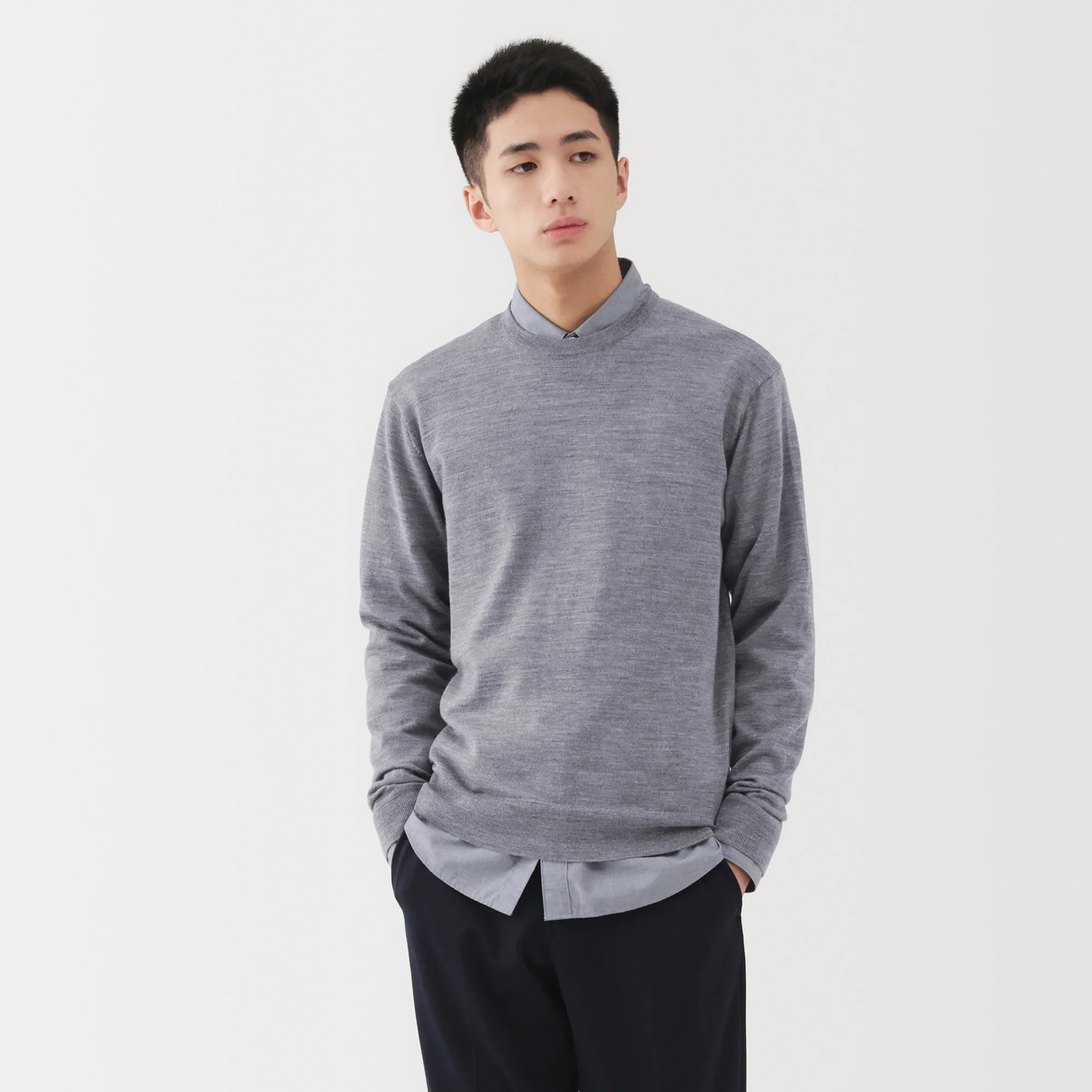 Wool Crew Neck Sweater - Image 3