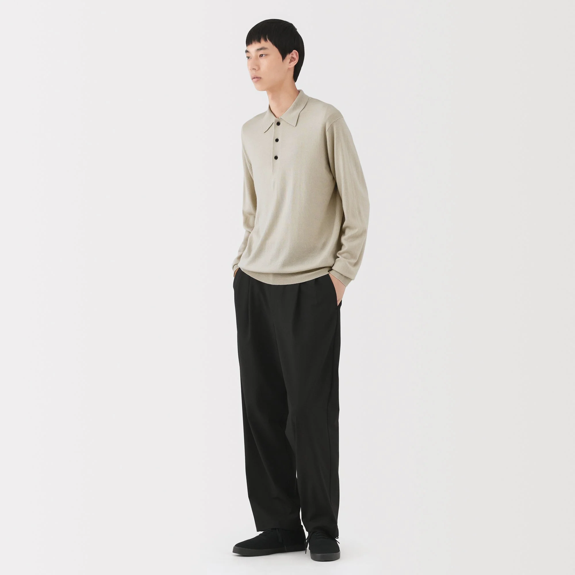 Wool Polo Shirt - Image 4