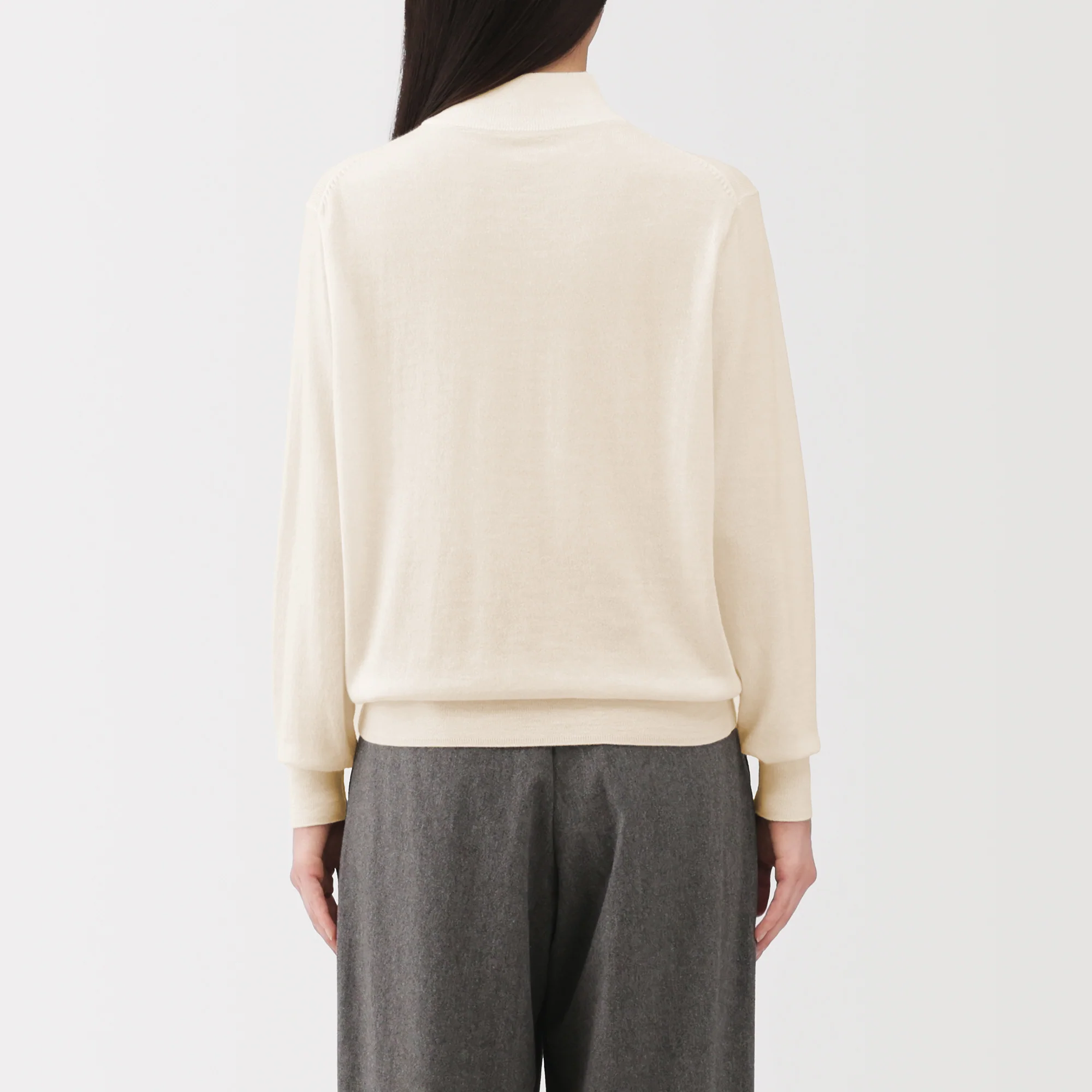 Wool High Neck Sweater - Image 6