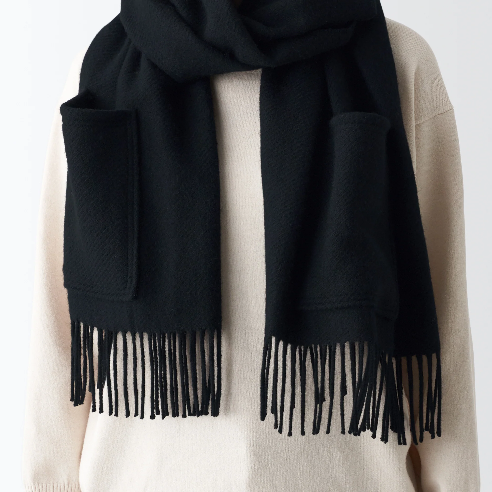Wool Stole with Pocket - Image 20