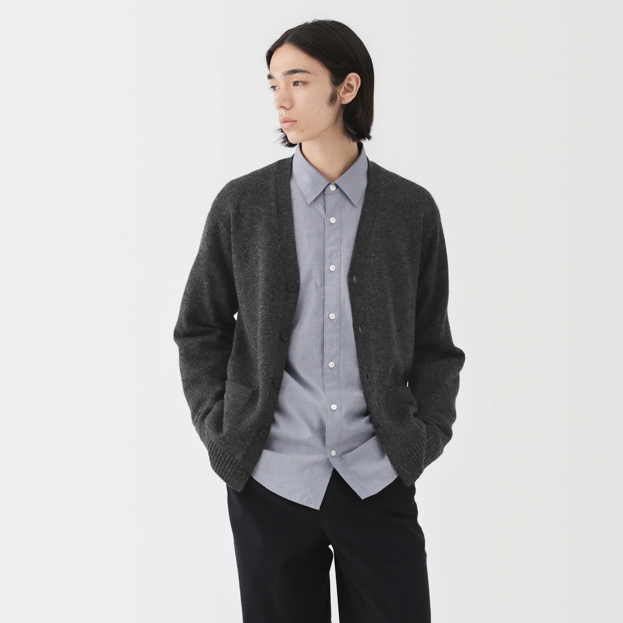 Wool V-Neck Cardigan