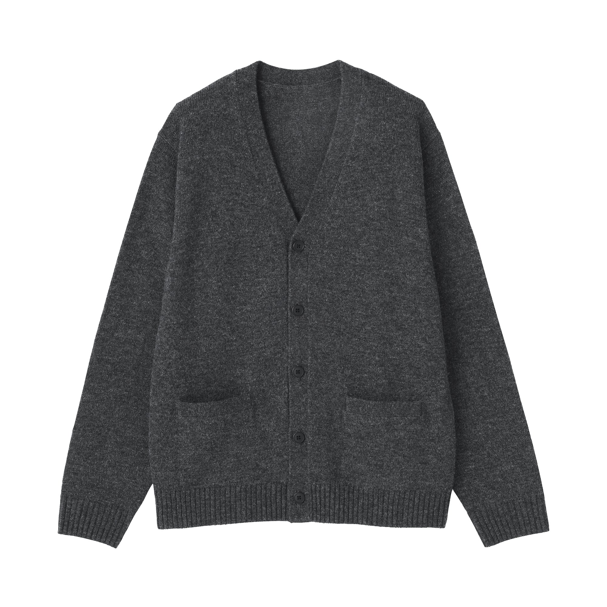 Wool V-Neck Cardigan - Image 2
