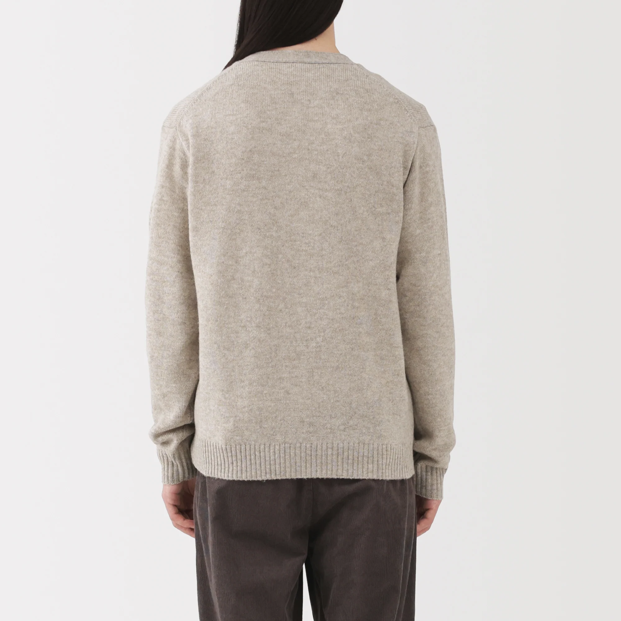 Wool V-Neck Cardigan - Image 6
