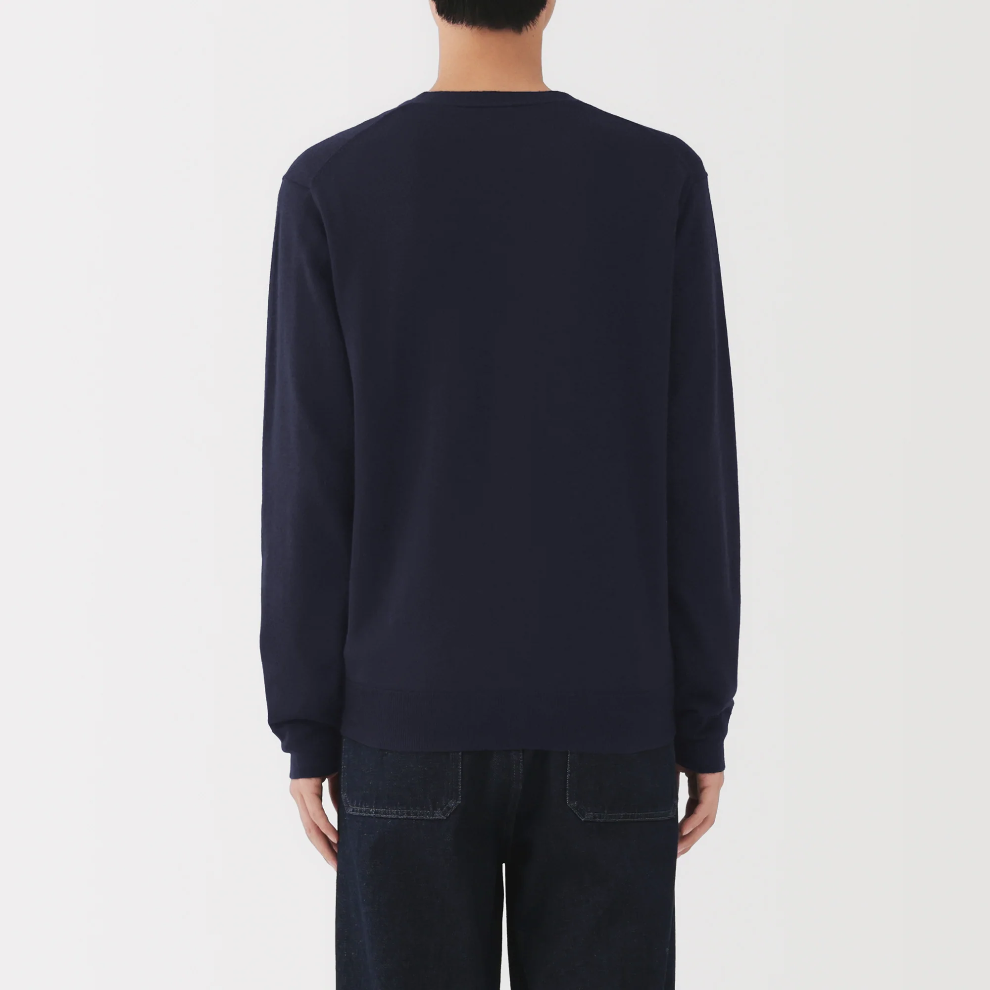 Wool V-Neck Cardigan - Image 6