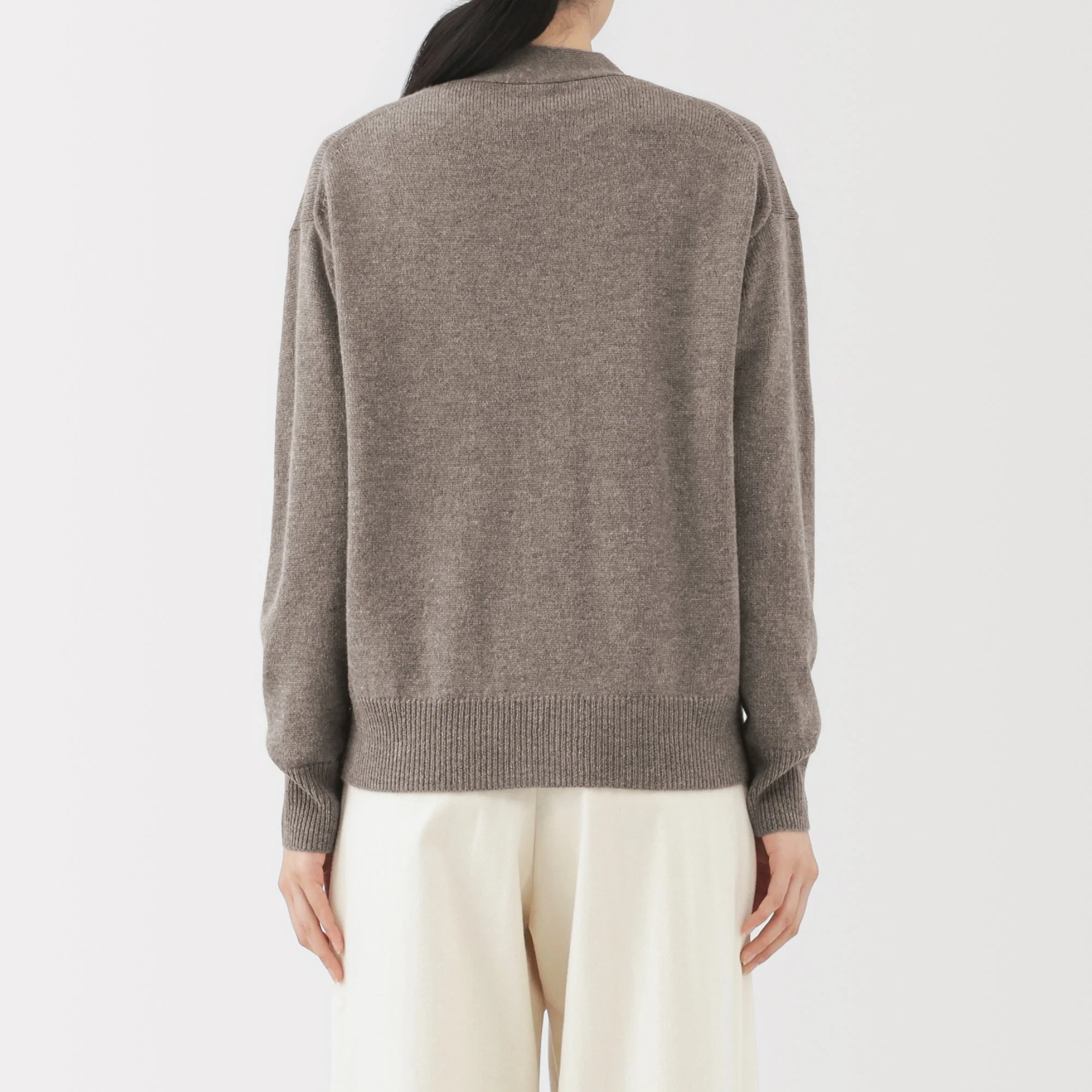 Wool V-Neck Cardigan - Image 22