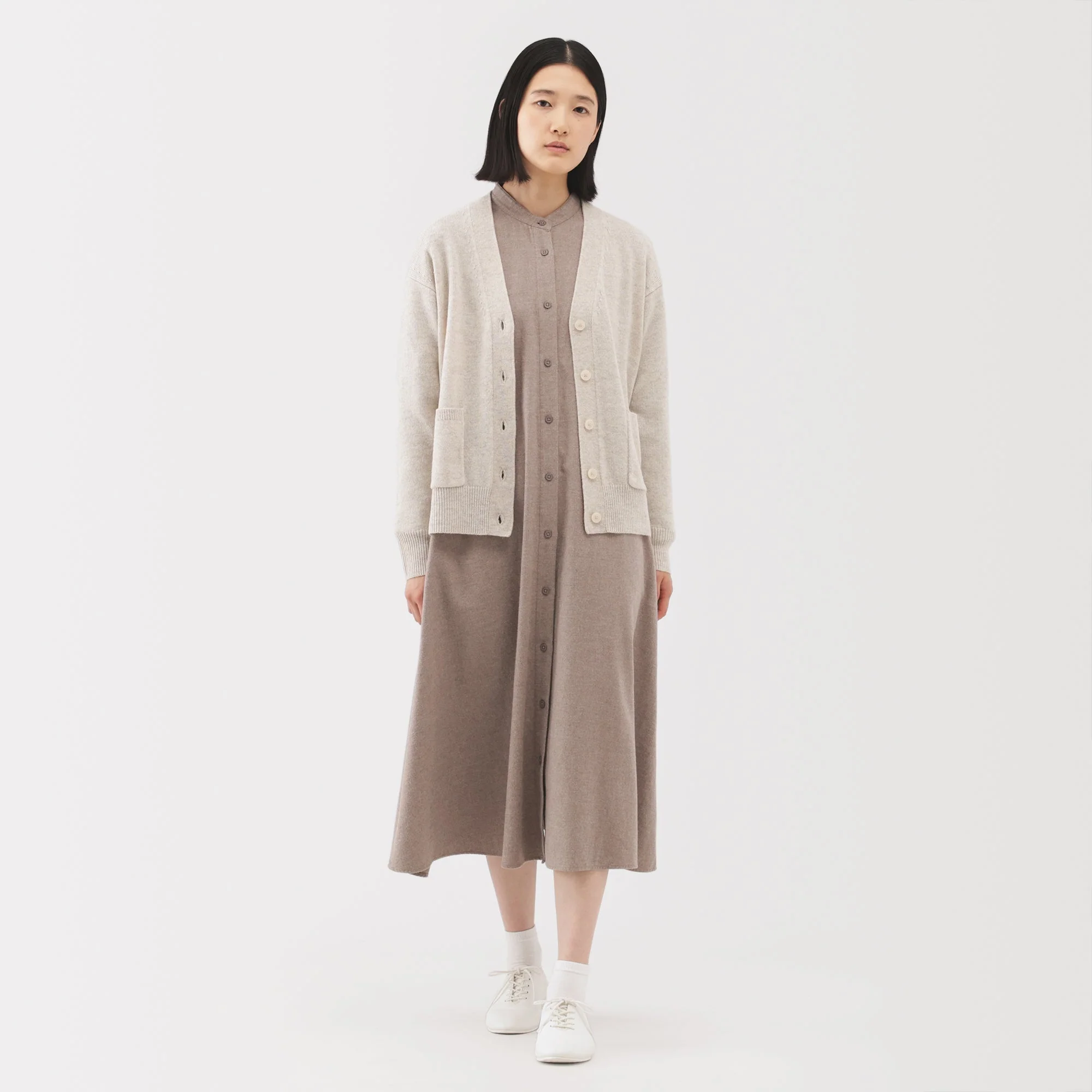 Wool V-Neck Cardigan - Image 28