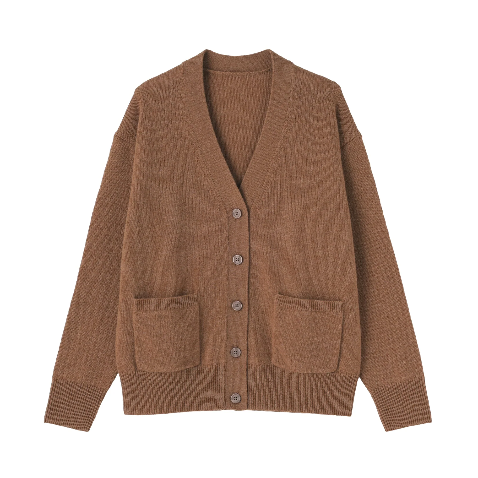 Wool V-Neck Cardigan - Image 34