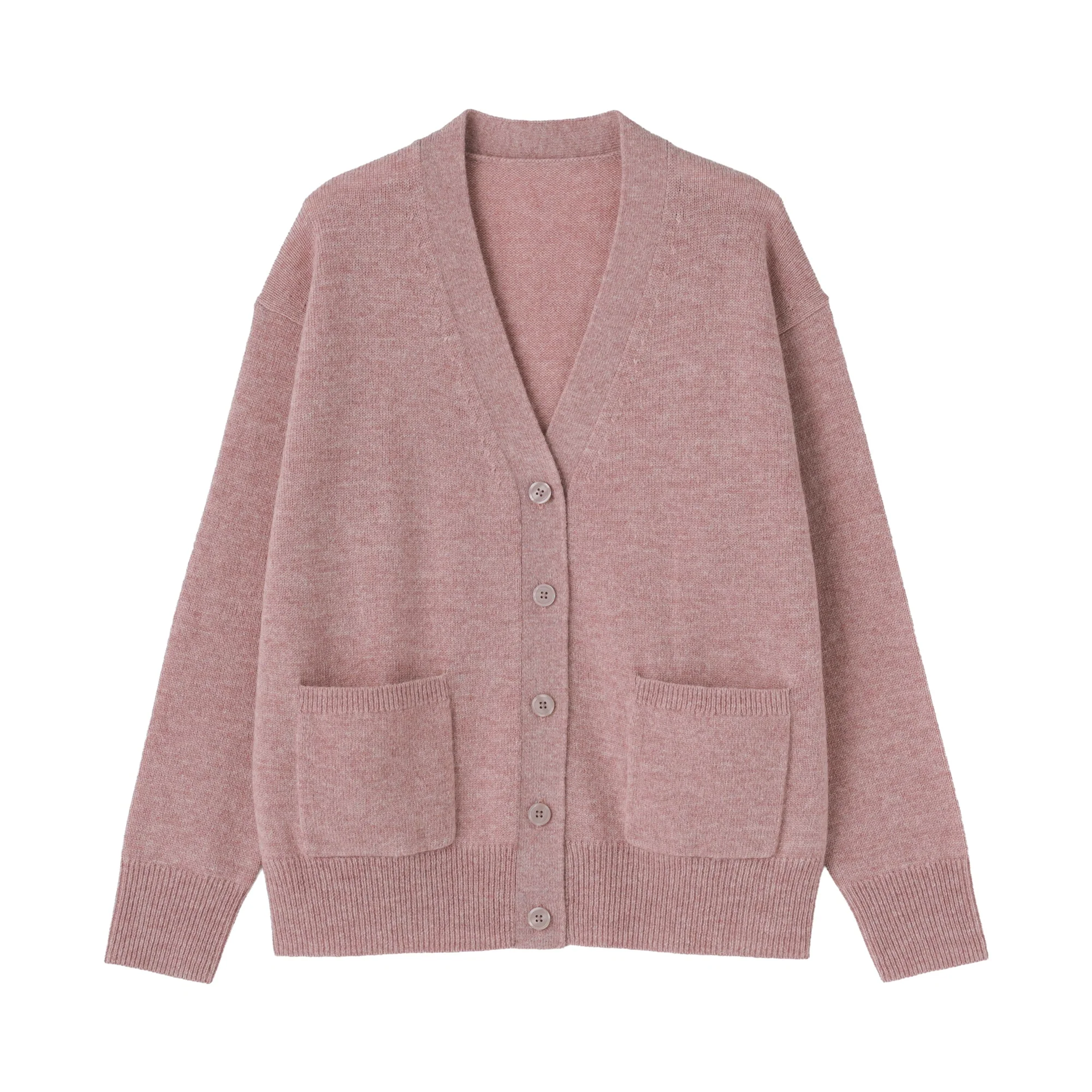 Wool V-Neck Cardigan - Image 42