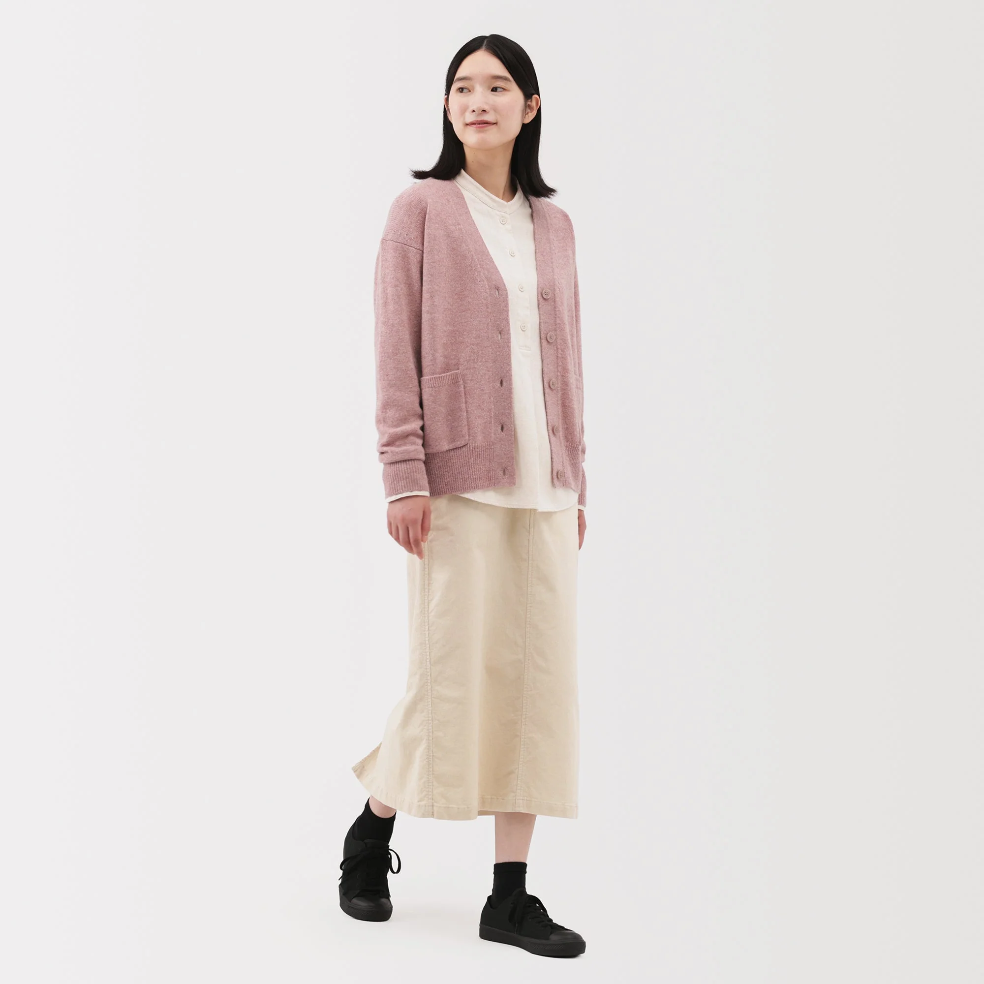 Wool V-Neck Cardigan - Image 44