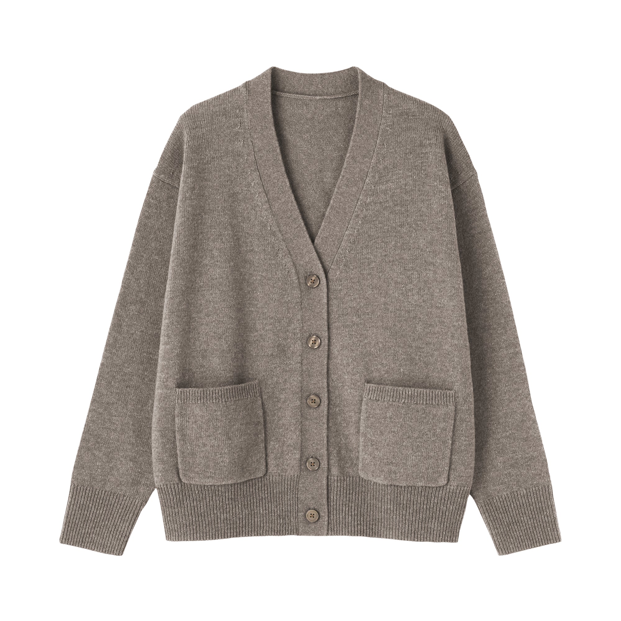 Wool V-Neck Cardigan - Image 58