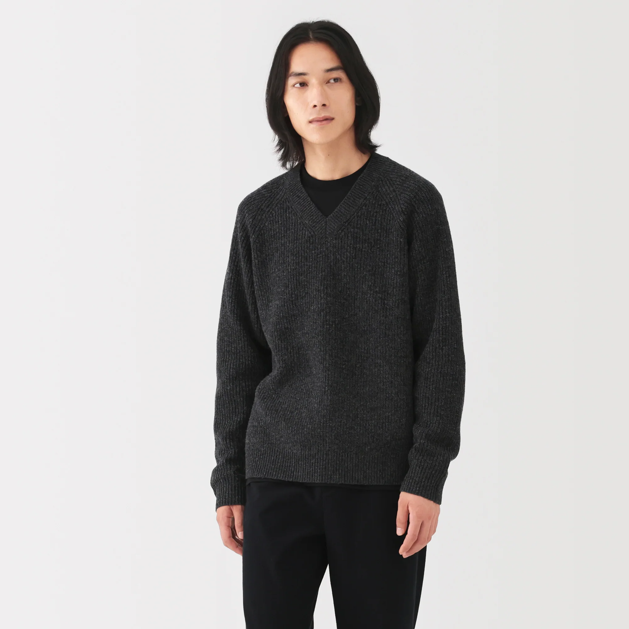 Wool V-Neck Sweater - Image 10