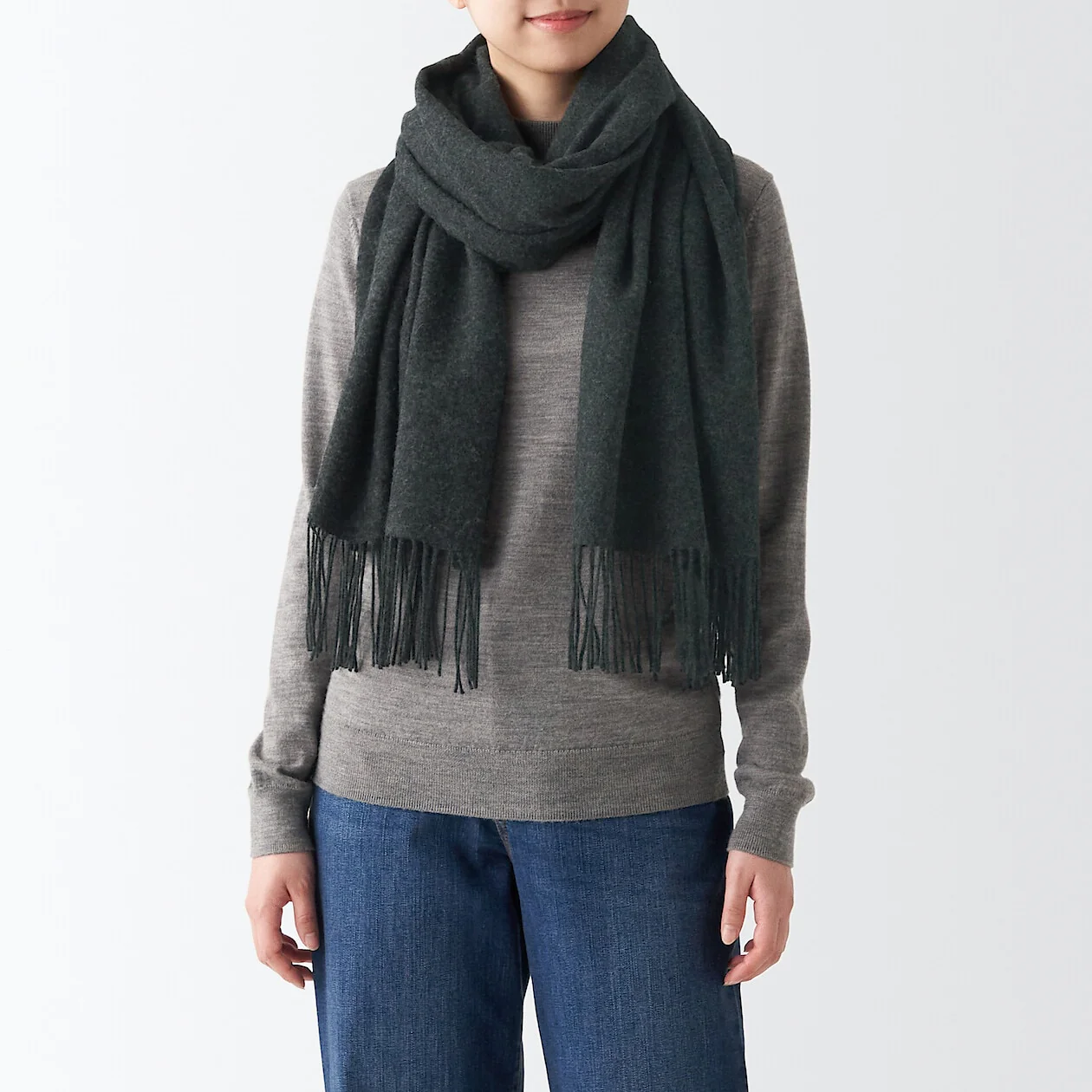 Wool Woven Stole 60 x 200 cm - Image 3