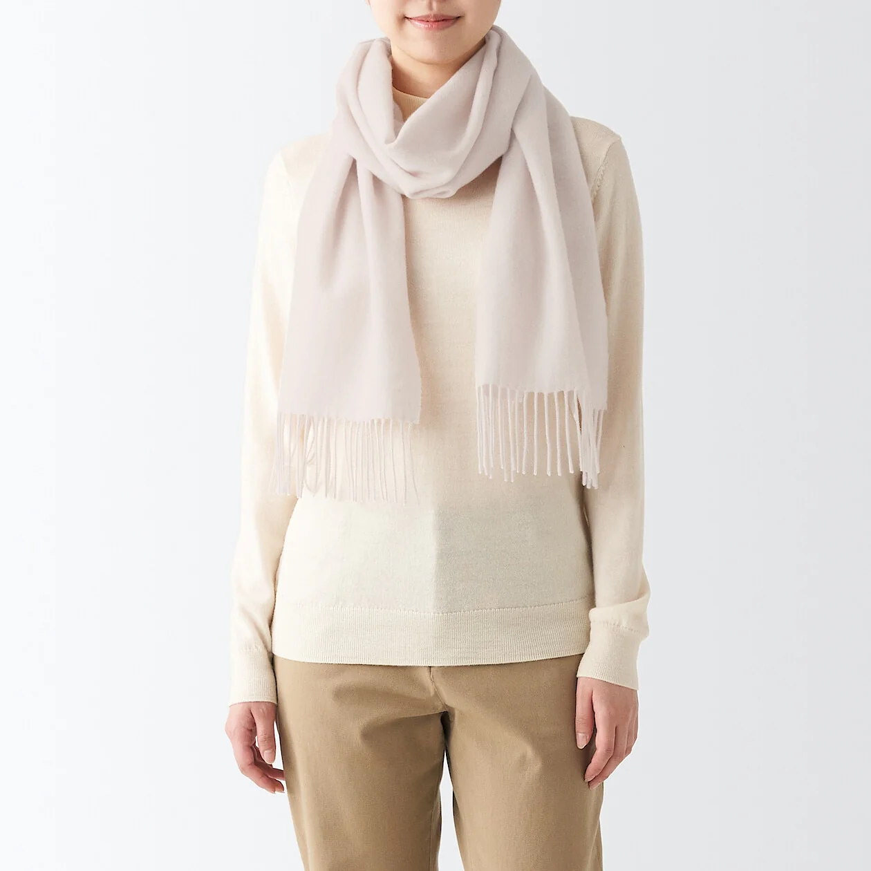 Woven Wool Scarf 30 x 180 cm - Image 7