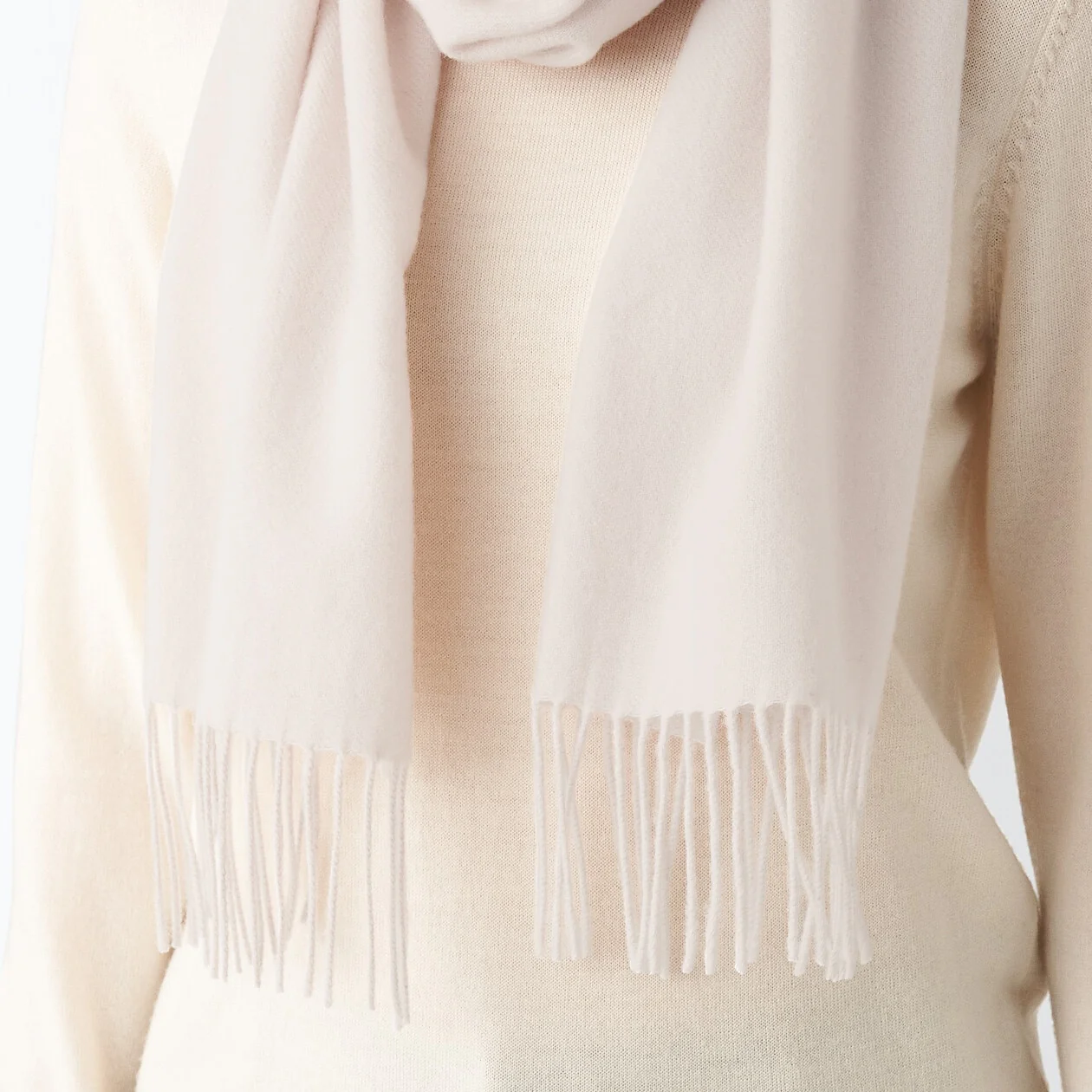 Woven Wool Scarf 30 x 180 cm - Image 9