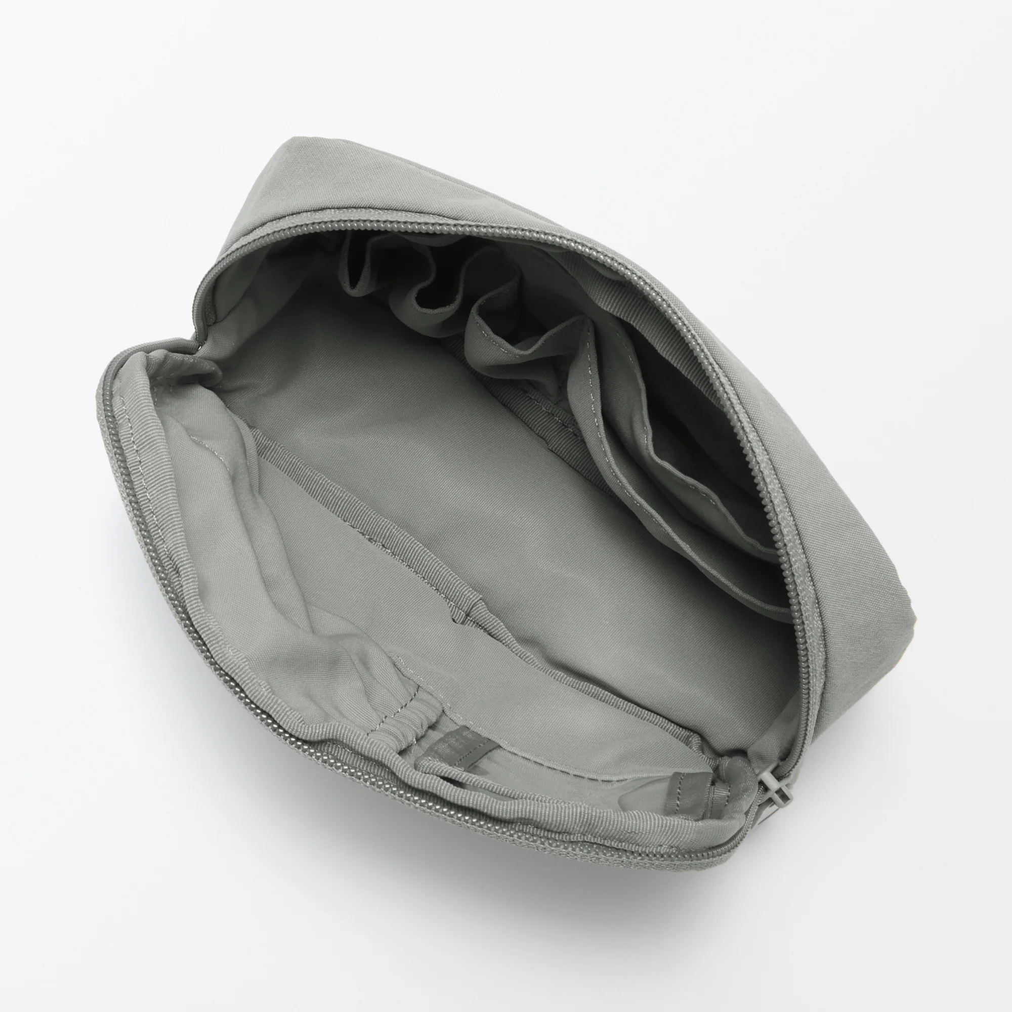 Wrinkled Nylon Wide-Opening Pouch - Large - Image 12