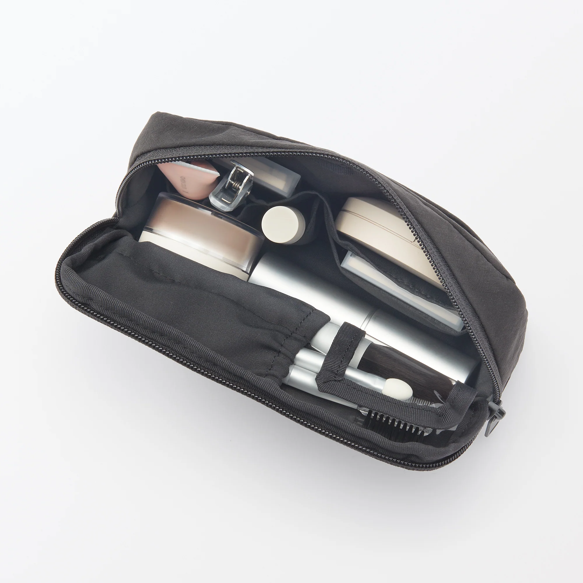 Wrinkled Nylon Wide-Opening Pouch - Large - Image 16