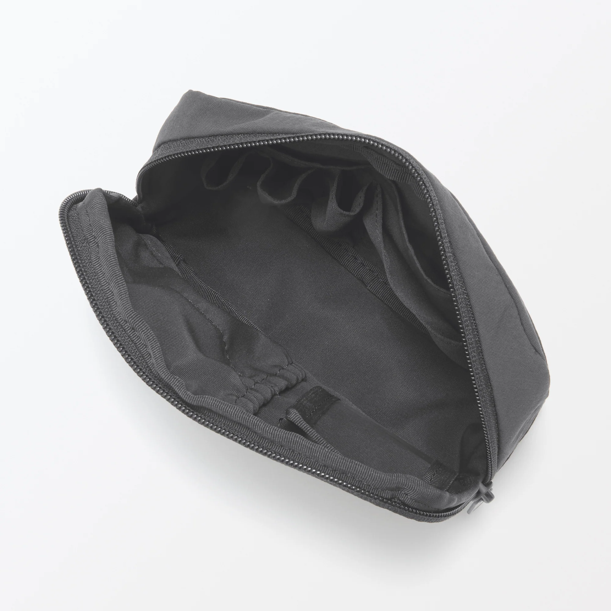 Wrinkled Nylon Wide-Opening Pouch - Large - Image 19