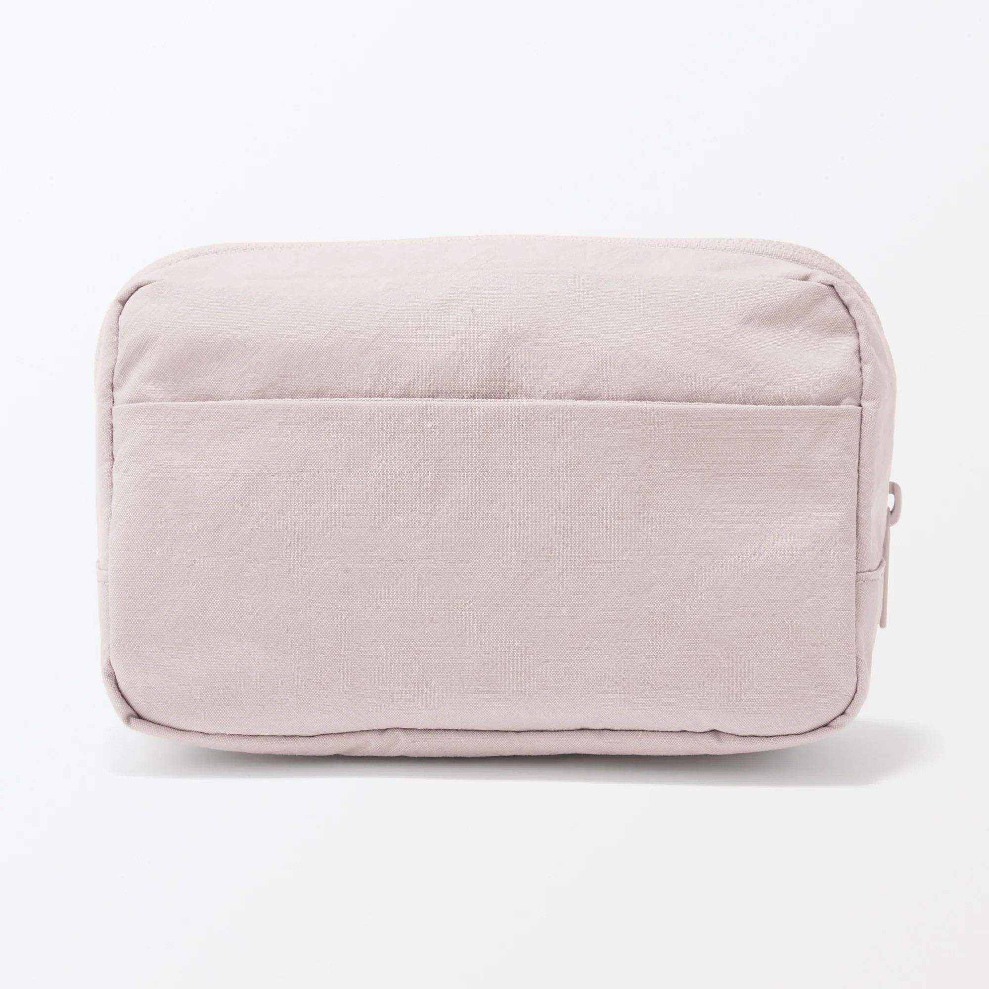 Wrinkled Nylon Wide-Opening Pouch - Large - Image 3