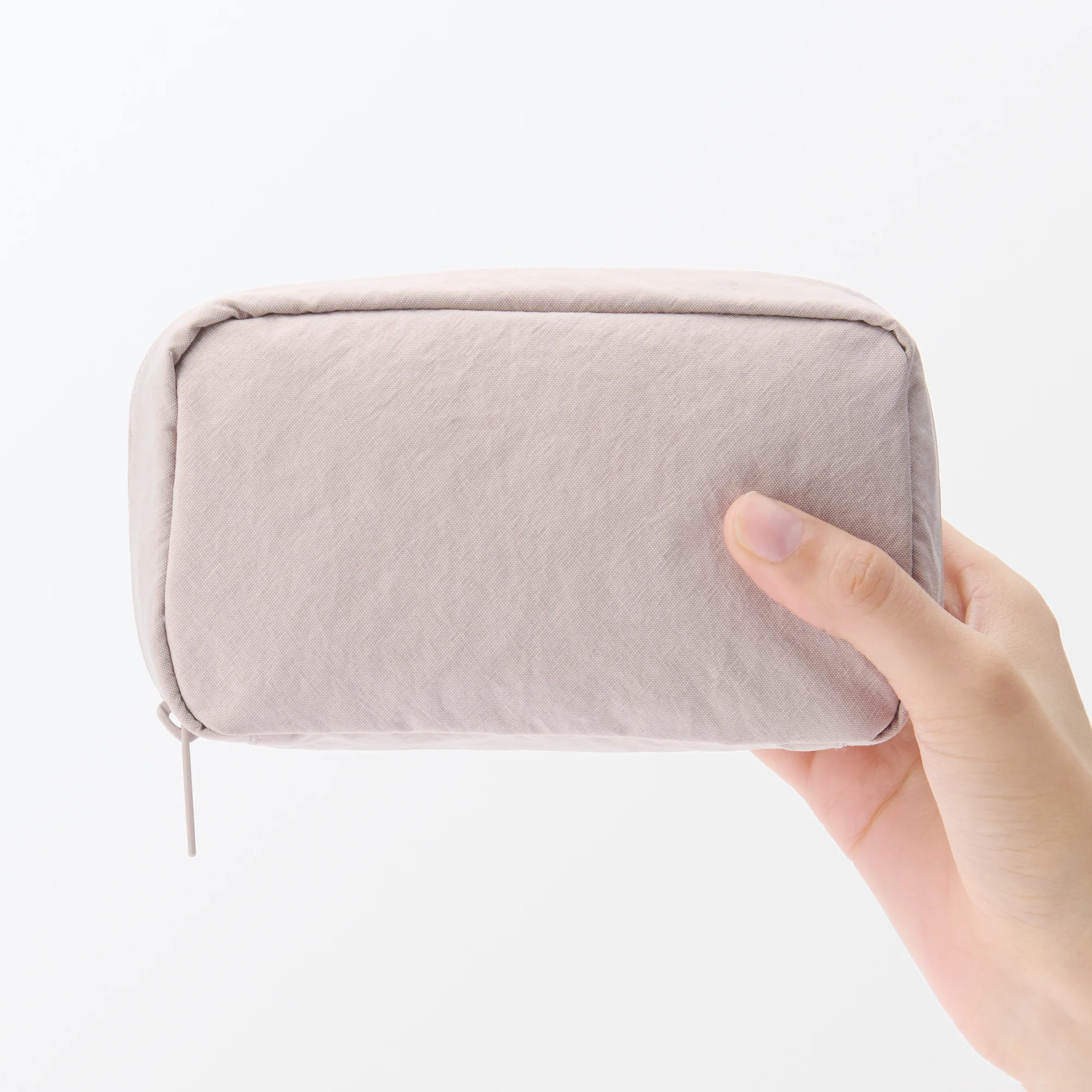 Wrinkled Nylon Wide-Opening Pouch - Medium - Image 20