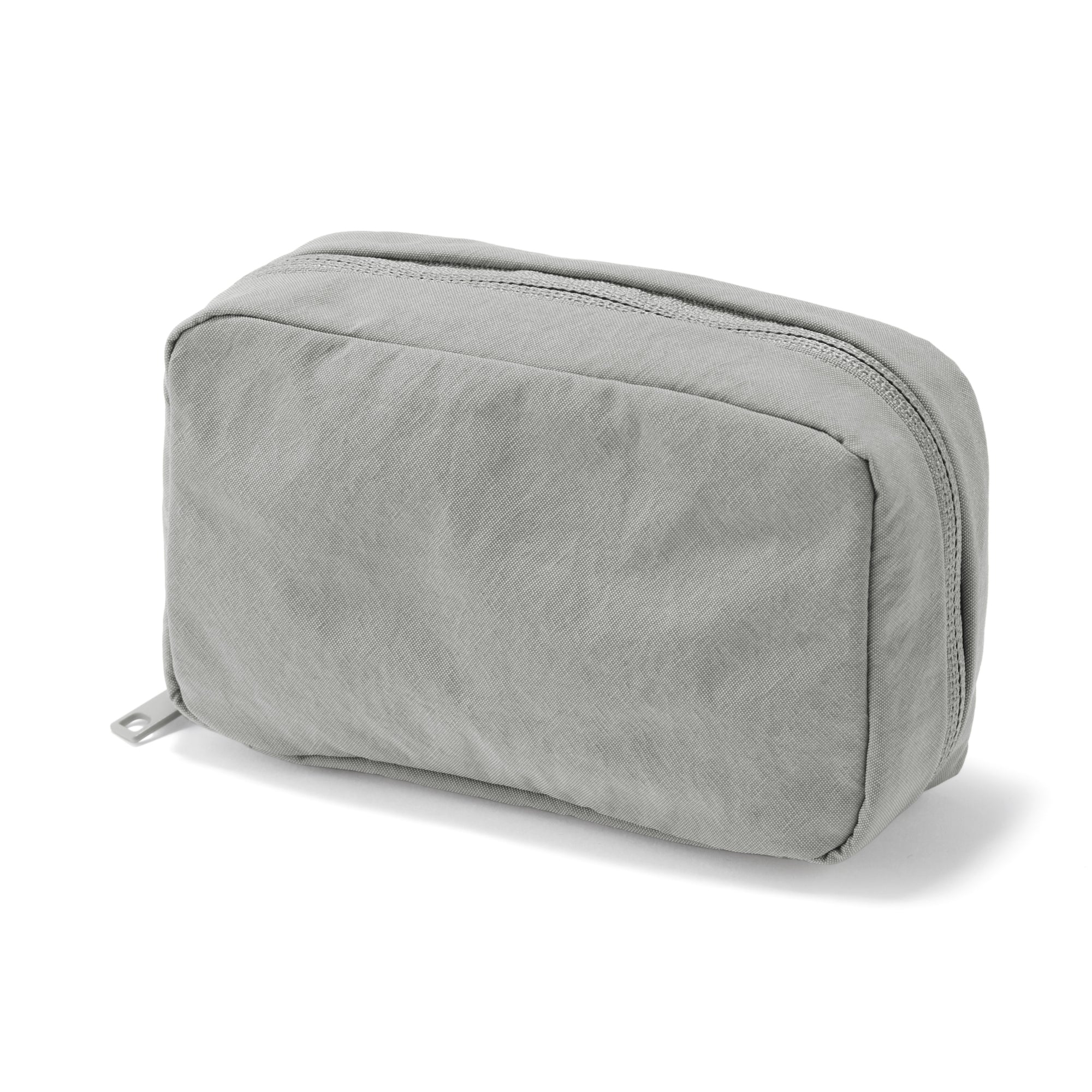Wrinkled Nylon Wide-Opening Pouch - Medium - Image 8