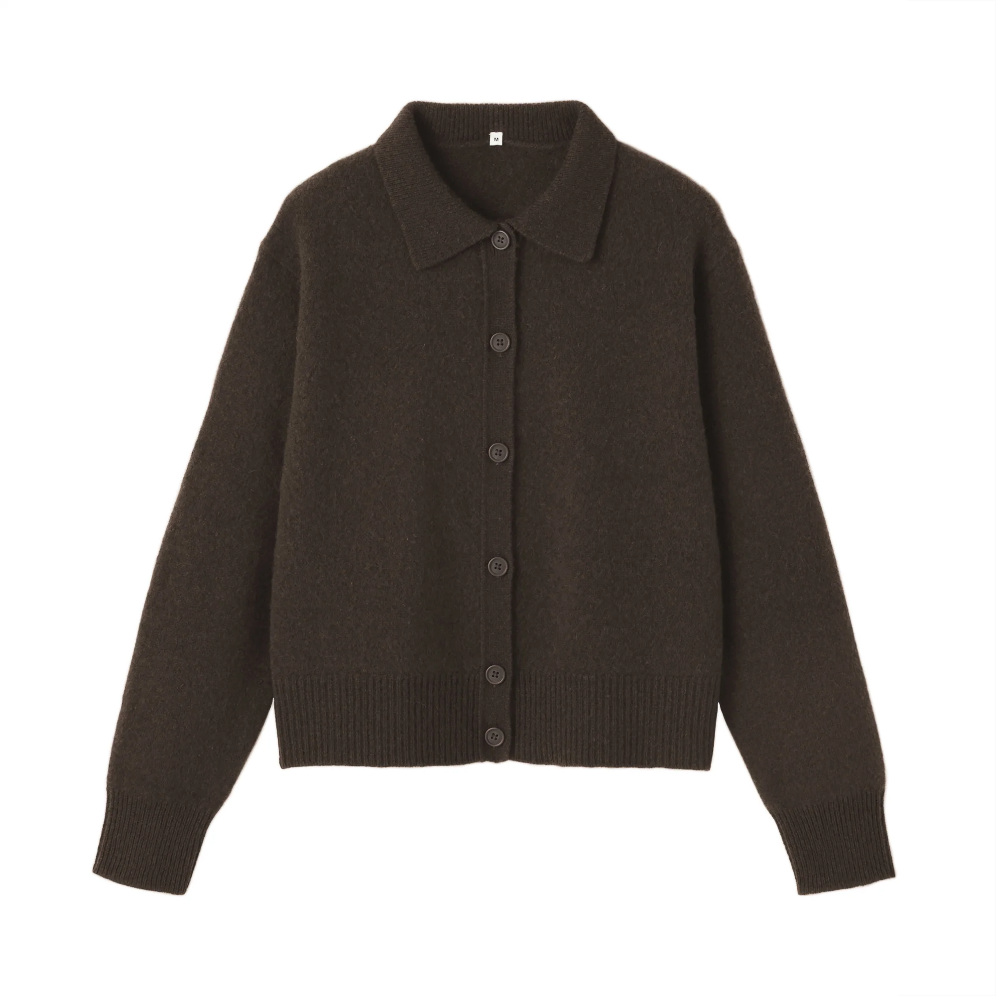 Labo Yak Wool Collared Cardigan - Image 16