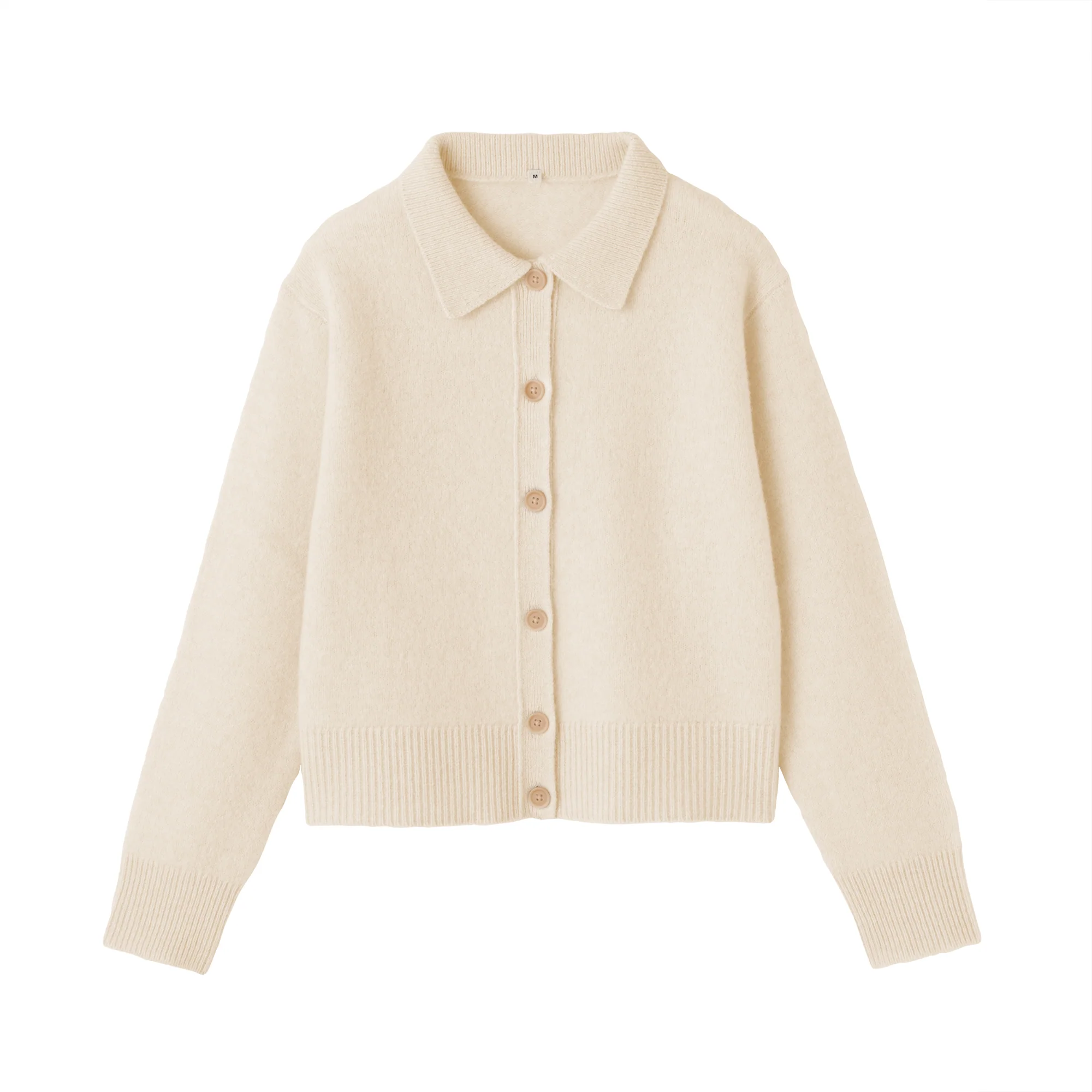 Labo Yak Wool Collared Cardigan - Image 2